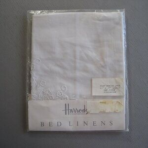 Lace & Embroidered Boudoir Pillow Cover by Harrod's of Knitsbridge- Exquisite!